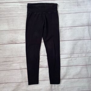 Justice cotton blend black leggings girls sz 8